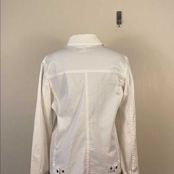 Northern reflections jacket White denim jacket northern reflections medi… - Picture 6 of 12